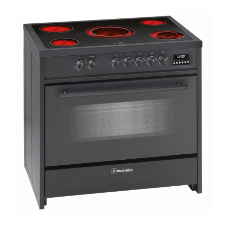 Fogão Vitrocerâmico Meireles E 912 BL ST