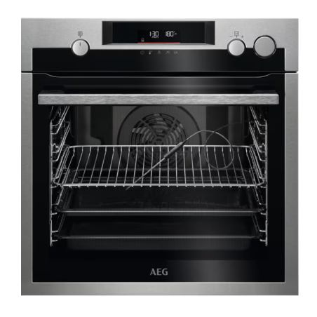 FORNO  C/ FUNÇÃO VAPOR 72L PIROLITICO INOX AEG BPE577161M