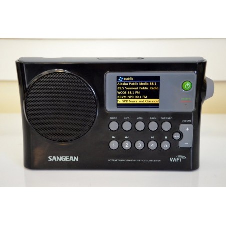 SANGEAN WFR-28 Radio Internet com DAB+ - WiFi - DRM - BLUETOOTH
