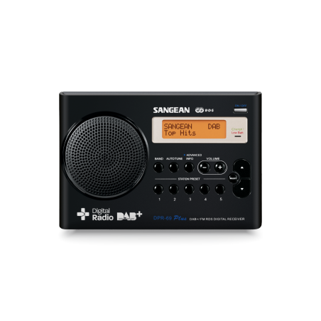 SANGEAN DPR - 69+ DAB+ - FM RDS